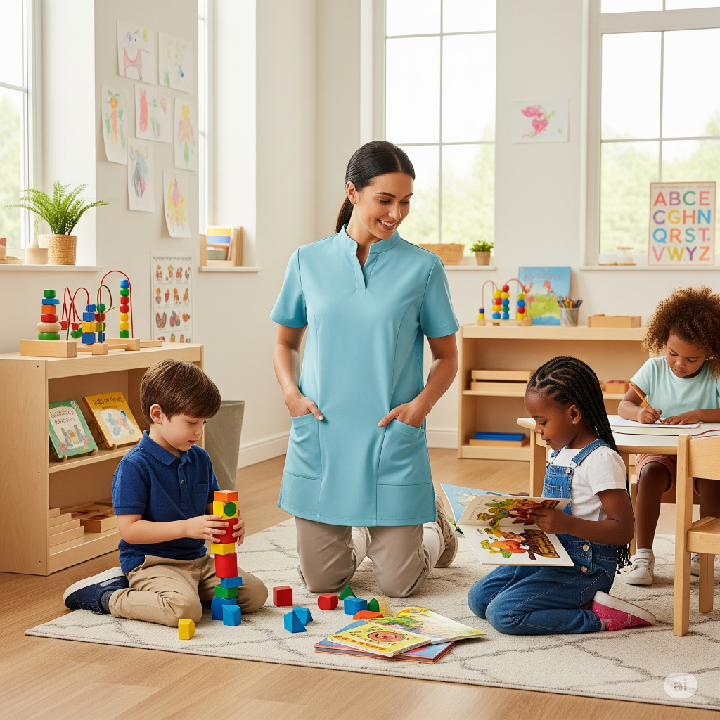 Mejores uniforme de profesora infantil: Curso 2025